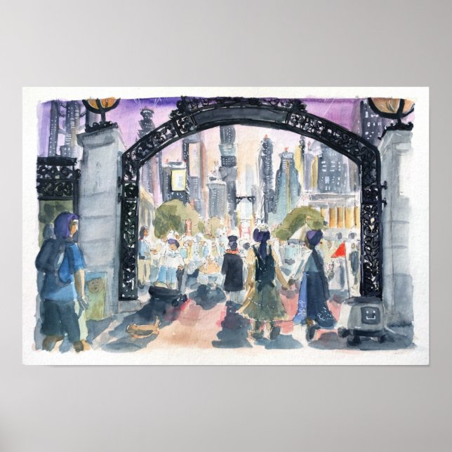 Sather Gate, einige Zeit in der Zukunft Poster (Vorne)