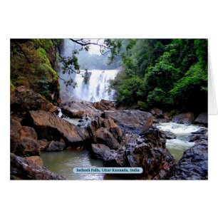 Sathodi Falls, Uttar Kannada, Indien