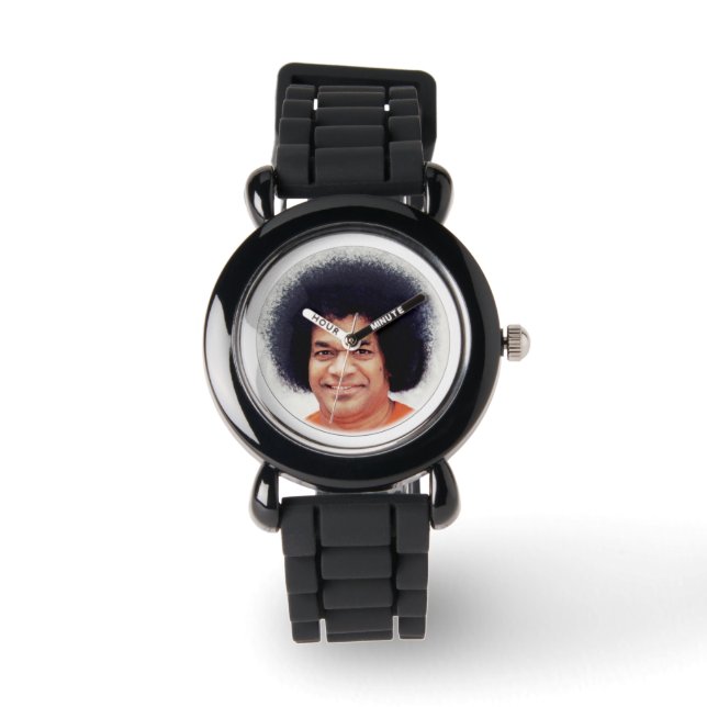 Sathya Sai Baba Uhr Edelstahluhr (Vorderseite)