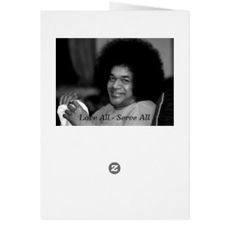 Sathya Sai Kuchen Greetin Karten-Liebe alle -