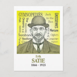 Satie Postkarte