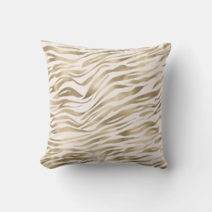 Satin Animal Print Luxus Overlap Kissen