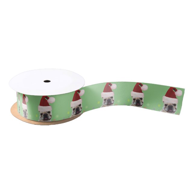 Satin-Band Hund der Weihnachtsfranzösischen Satinband (Spule)