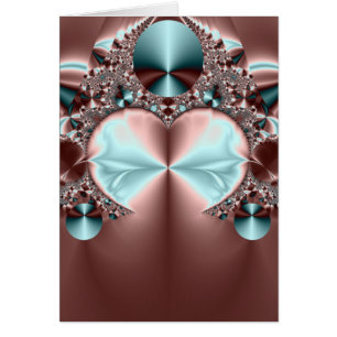 Satin bedeckt leere Karte