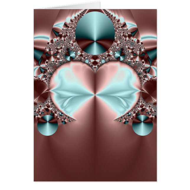 Satin-Blatt-Karte (Vorne)