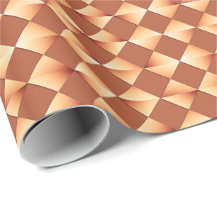 Satin Diamonds aus dem Mittelalter - Kupfer und br Geschenkpapier