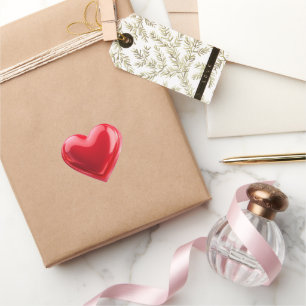 Satin Heart Aufkleber