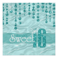 Satin Jewel 16 . Geburtstag Aquamarin ID260