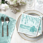 Satin Jewel 16 . Geburtstag Aquamarin ID260 Serviette<br><div class="desc">Diese elegante 16 . Geburtstag Papierserviette besticht durch einen riesigen,  aquamarinen Imitat-Glitzer '16' und ein Band über einem satin-Effekt-Hintergrund,  der mit einem Muster hängender Juwelen geschmückt ist. Geben Sie Ihre Ereignisdetails auf der Rückseite mithilfe der benutzerdefinierten Vorlage an. Suchen Sie ID260 um weitere Produkte mit diesem Design zu sehen.</div>