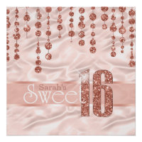Satin Jewel 16 . Geburtstag Rose Gold ID260