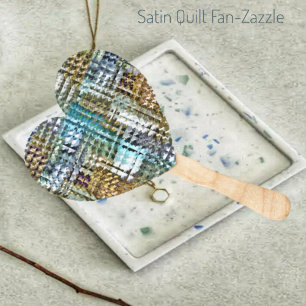 Satin Quilt Fächer