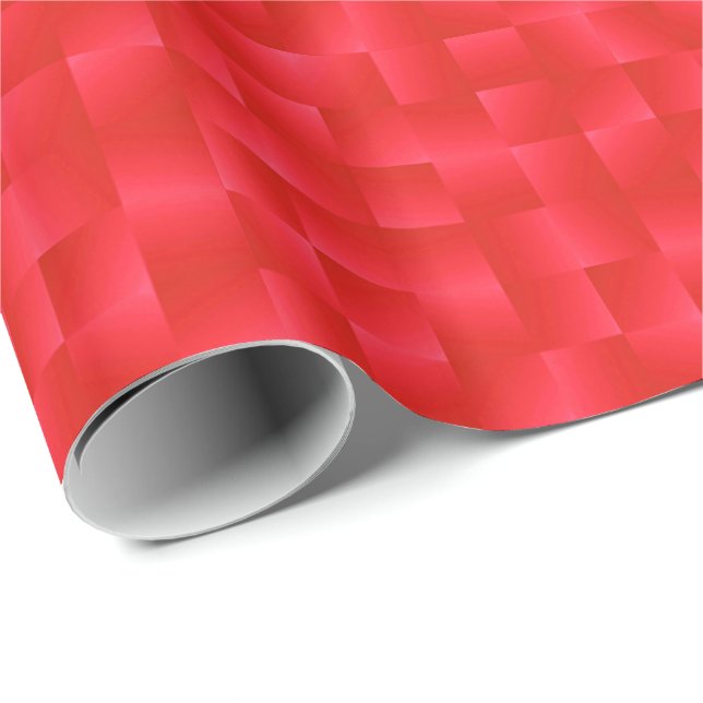 Satin Ribbons - Dunkelrot Geschenkpapier (Rolleneckpunkt)