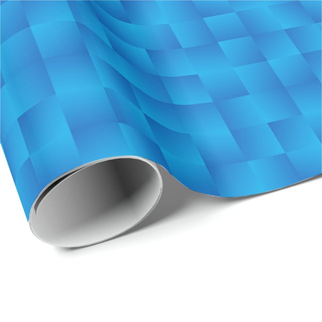 Satin Ribbons - Kobalt blau Geschenkpapier (Rolleneckpunkt)