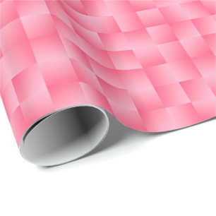 Satin Ribbons - Tiefe Korallen Geschenkpapier