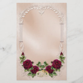 Satin Wedding 2 Briefpapier