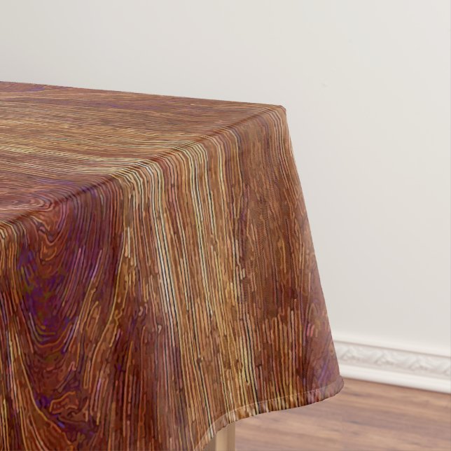 Satin Wood Grain Tischdecke (Beispiel)