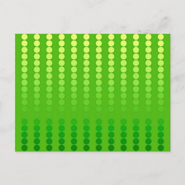 Satindots - Kalkgrün Postkarte (Vorderseite)