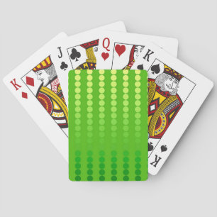 Satindots - Kalkgrün Spielkarten