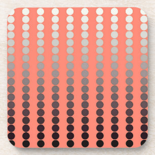 Satindots - Korallen und Zinnhalter Untersetzer