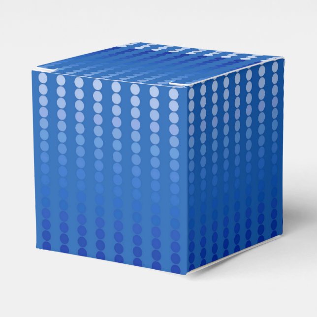 Satindots - Stahlblau Geschenkschachtel (Vorderseite)