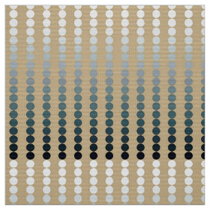 Satindots - Taupe und Zinngrau Stoff