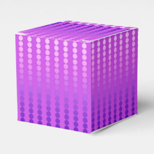Satindots - violett und orchid geschenkschachtel