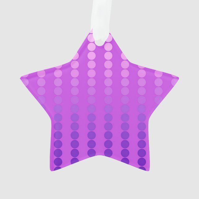 Satindots - violett und orchid ornament (Rückseite)