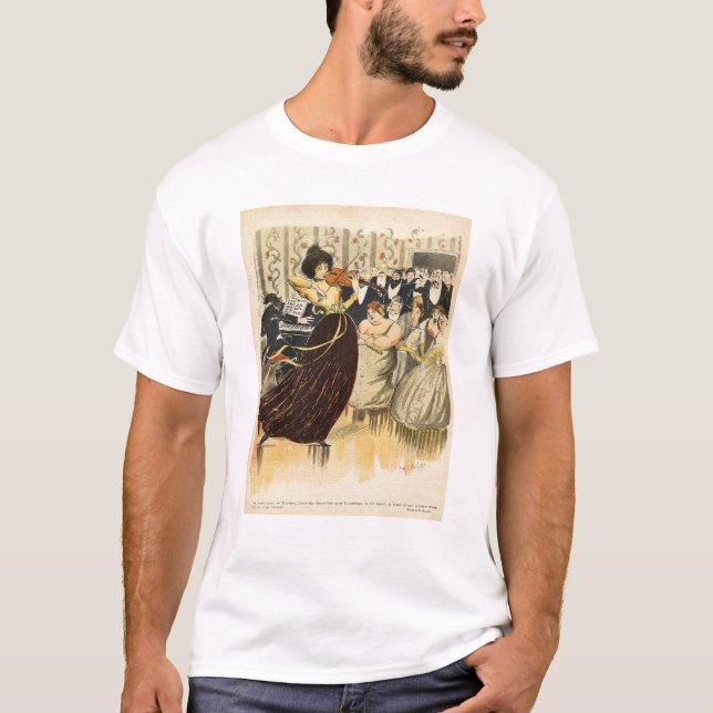 Satire eines Salonmusical-Abends T-Shirt (Vorderseite)