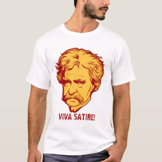 Satiren-" T - Shirt Mark Twain "Viva