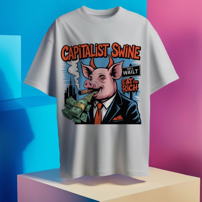 Satirescher Schweinefleisch-T - Shirt (Von Creator hochgeladen)