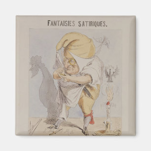 Satirical Fantasien, Karikatur von Adolphe Magnet