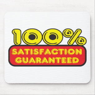 satisfaction guaranteed mousepad