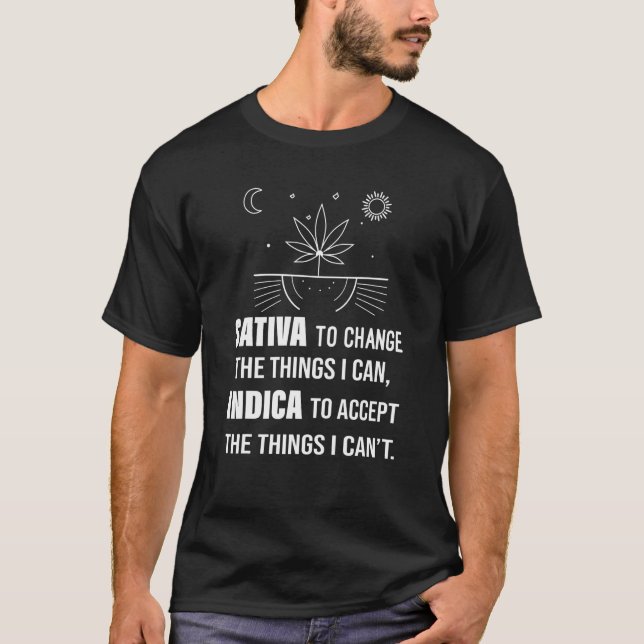 Sativa, um den Indikator zu ändern Akzeptieren Sie T-Shirt (Vorderseite)