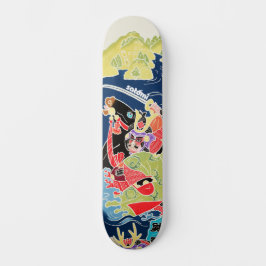 Satomi Festival Banner Skateboard