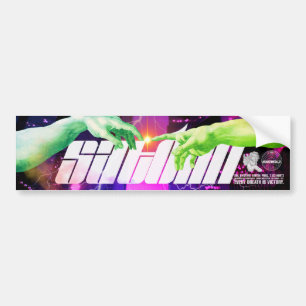 Satomi Motorsport "2. Kontakt" Autoaufkleber