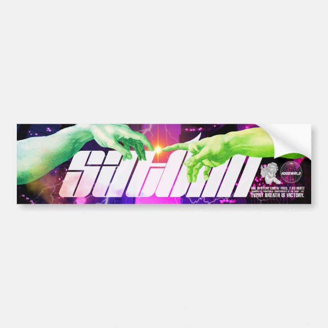 Satomi Motorsport "2. Kontakt" Autoaufkleber (Vorne)