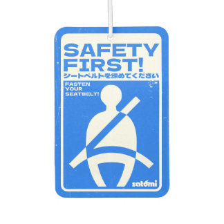 Satomi Motorsport Safety First Air Freshener Autolufterfrischer