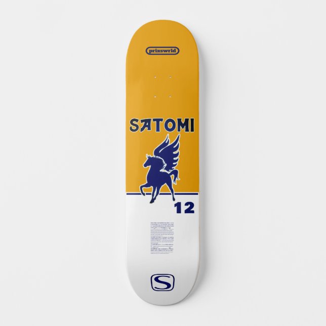 satomi motorsport Senna 99T Skateboard (Vorderseite)