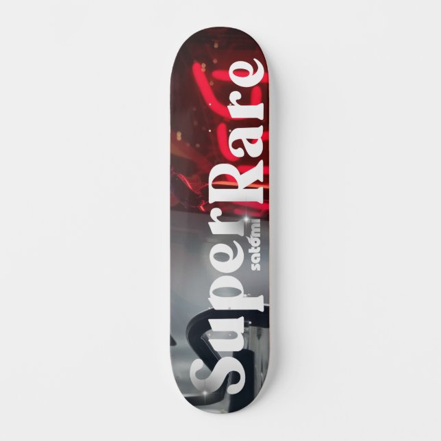 Satomi Motorsport "Super Rare" Skateboard Deck (Vorderseite)