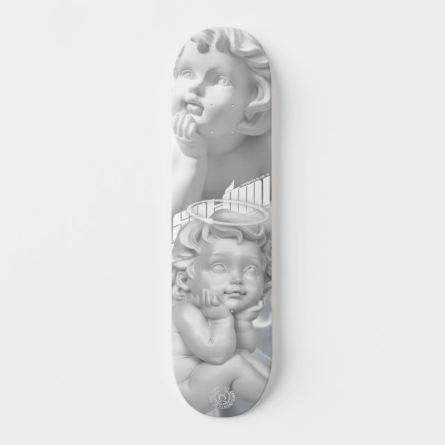 Satomi-Motorsport "WGDWBIT?" Skateboard (Vorderseite)