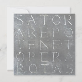 Sator Rotas Square Card