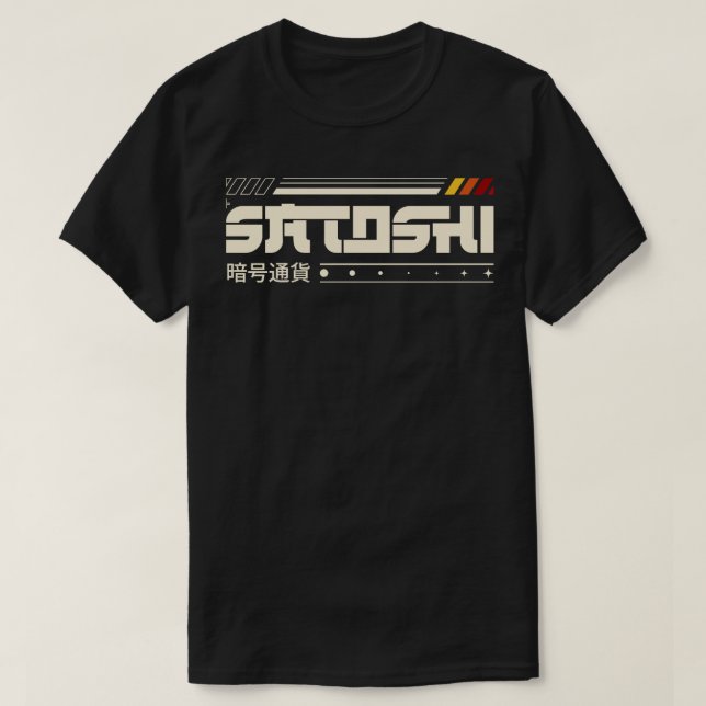 Satoshi Nakamoto T-Shirt (Design vorne)
