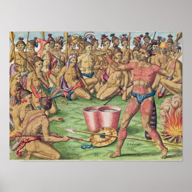 Satoutiona bereitet sich auf den Kampf vor Poster (Vorne)