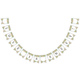 Satsuma Charcoal Main Squeeze Citrus Brautparty Wimpelkette