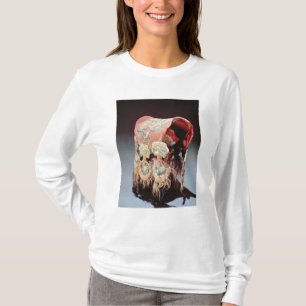 Sattel-Abdeckung mit den Greifen, die Ziegen in T-Shirt