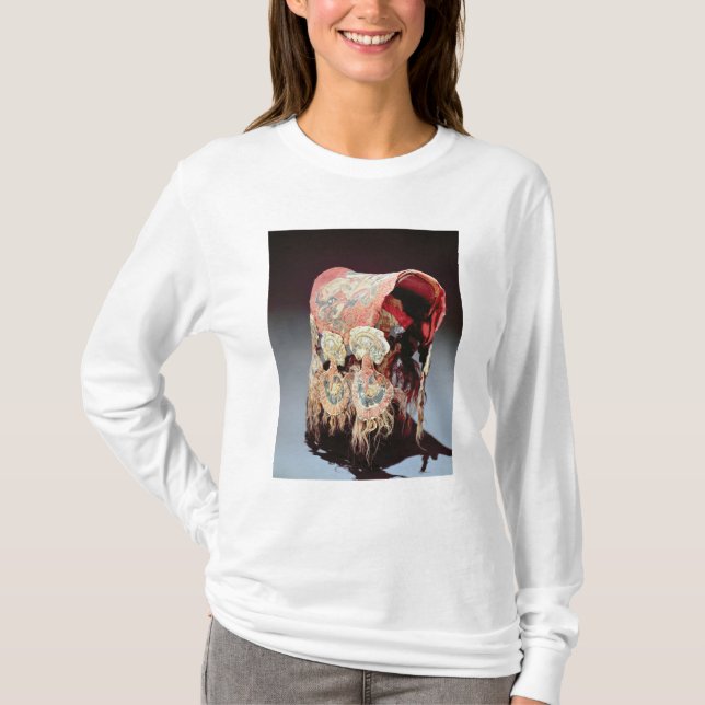 Sattel-Abdeckung mit den Greifen, die Ziegen in T-Shirt (Vorderseite)