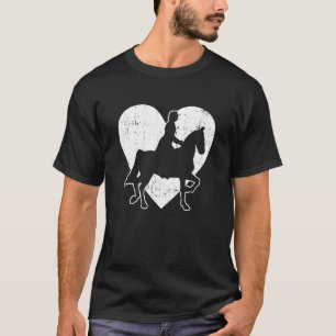 Sattel Sitz Englischer Reitsitz Reiter Pferdereite T-Shirt
