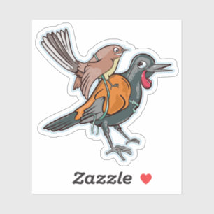 Sattel und Scheiße Aufkleber