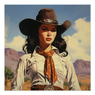 Sattelgestaltete Liebesgeschichten: Wildwest-Geflü Poster