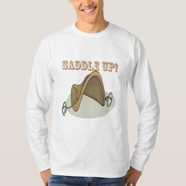 Satteln Sie oben T-Shirt (Vorderseite)